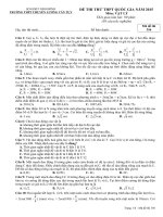 Đề thi thử THPT Quốc gia năm 2015 lần 2 môn Vật Lý - THPT chuyên Lương Văn Tụy (4)