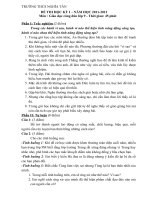 TRƯỜNG THCS NGHĨA TÂN ĐỀ THI HỌC KỲ I – NĂM HỌC 2011-2012 LỚP 9 MÔN CÔNG DÂN