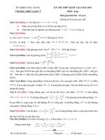 Đề luyện thi THPT Quốc gia môn toán số 42