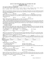 Đề hoá 12 - sưu tầm đề kiểm tra, thi học kỳ, tốt nghiệp thi thử đại học cao đẳng tham khảo bồi dưỡng (2)