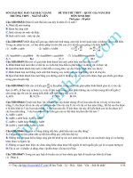Đề sinh học 12 - sưu tầm giới thiệu đề kiểm tra, thi học sinh giỏi, thi thử đại học tham khảo (18)