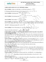 Đề thi thử đại học môn Toán chọn lọc số 2