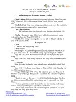 Đề thi thử đại học môn Lịch Sử (7)