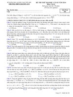 ĐỀ THI THỬ LẦN II NĂM 2014 CHUYÊN YÊN BÁI CÓ ĐÁP ÁN môn vật lý (3)