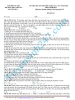 Đề sinh học 12 - sưu tầm giới thiệu đề kiểm tra, thi học sinh giỏi, thi thử đại học tham khảo (19)