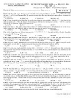 Đề thi thử đại học lần 2 môn vật lý (7)