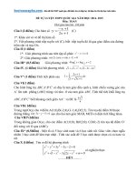 Đề luyện thi THPT quốc gia môn Toán số 6