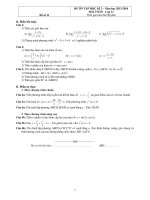 Đề thi học kì môn Toán lớp 11 (11)