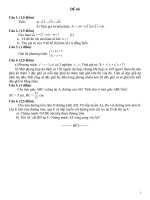 Đề tuyển sinh vào 10 môn toán có đáp án số 66