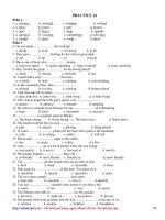 Đề thi thử môn Tiếng Anh (12)