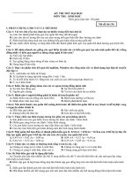 Đề sinh học 12 - sưu tầm giới thiệu đề kiểm tra, thi học sinh giỏi, thi thử đại học tham khảo (155)
