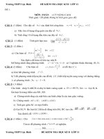 Đề thi toán 11 - sưu tầm đề kiểm tra, thi học kỳ, thi học sinh giỏi tham khảo bồi dưỡng (138)