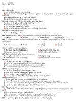 Đề khảo sát Vật lí 10 học kì 1