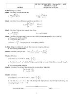 Đề thi học kì môn Toán lớp 11 (26)