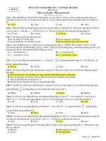 Đề thi thử đại học môn Vật lý chọn lọc số 15