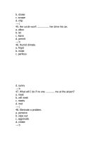 Tổng hợp câu hỏi trắc nghiệm môn Tiếng Anh có đáp án (7)