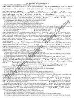 ĐỀ THI THỬ TỐT NGHIỆP Trung Học Phổ Thông môn vật lý SỐ 8