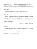 ĐỀ KIỂM TRA HKI- NGỮ VĂN 12 (6)