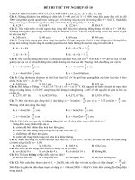 73 ĐỀ THI THỬ TỐT NGHIỆP THPT môn vật lý tuyển chọn hay nhất (11)