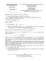 Đề luyện thi THPT Quốc gia môn toán số 54
