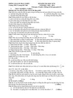 Đề kiểm tra học kì II vật lý 9