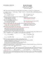 Đề luyện thi đại học môn Vật lý số 18