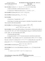 Đề luyện thi THPT Quốc gia môn toán số 68