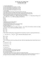 Đề thi thử tốt nghiệp THPT 2009 (Phan Phúc Long) môn Vật Lí