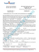 Đề thi thử lý năm 2015 - Có giải chi tiết kèm theo (63)