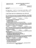 Đề thi thử lần 7 Sư phạm Hà Nội 2013 môn vật lý (có đáp án)