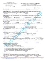 Đề sinh học 12 - sưu tầm giới thiệu đề kiểm tra, thi học sinh giỏi, thi thử đại học tham khảo (17)