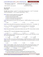 đề ôn thi đh 2015 vật lý dễ và chuẩn, đề 9