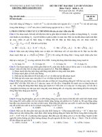 ĐỀ THI THỬ LẦN III NĂM 2014 CHUYÊN YÊN BÁI CÓ ĐÁP ÁN môn vật lý (1)