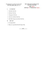 ĐỀ  ÔN TẬP HỌC KỲ II MÔN ĐỊA LÍ 10 TRƯỜNG CHU VĂN AN HÀ NỘI.doc.docx