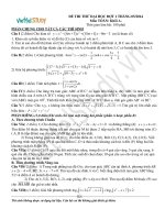 Đề thi thử đại học môn Toán chọn lọc số 5