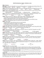 Bộ đề thi thử đại học Cấp độ 1 môn vật lý