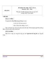 ĐỀ KIỂM TRA HKI- NGỮ VĂN 12 (22)