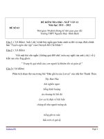 ĐỀ KIỂM TRA HKI- NGỮ VĂN 12 (31)