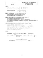 Đề kiểm tra học kì 2 môn Toán lớp 10 (3)