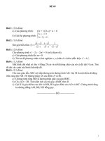 Đề tuyển sinh vào 10 môn toán có đáp án số 69