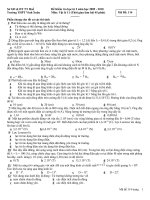 Đề kiểm tra học kì môn Hóa lớp 11 (8)