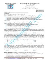Đề sinh học 12 - sưu tầm giới thiệu đề kiểm tra, thi học sinh giỏi, thi thử đại học tham khảo (2)