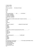 Tổng hợp câu hỏi trắc nghiệm môn Tiếng Anh có đáp án (17)