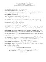 Đề luyện thi THPT Quốc gia môn toán số 102