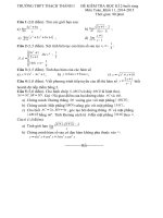 Đề thi toán 11 - sưu tầm đề kiểm tra, thi học kỳ, thi học sinh giỏi tham khảo bồi dưỡng (98)
