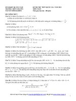 Đề thi thử THPT quốc gia chọn lọc số 76.2015