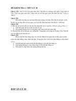 Đề kiểm tra 1 tiết Vật lí 10