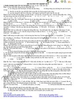 Đề thi thử tốt nghiệp đại học môn Vật Lý (10)
