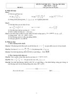 Đề thi học kì môn Toán lớp 11 (11)