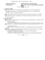 KIỂM TRA HK I LÝ 10 NH 2014-2015 CỦA BỬU môn vật lý